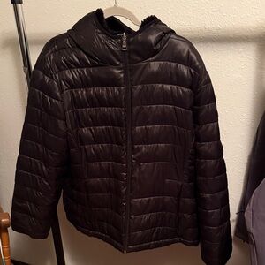 Andrew Marc Dark Puffer Coat